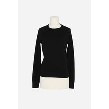 PULL COL ROND MANCHES MARTEAU - NERO/NERO
