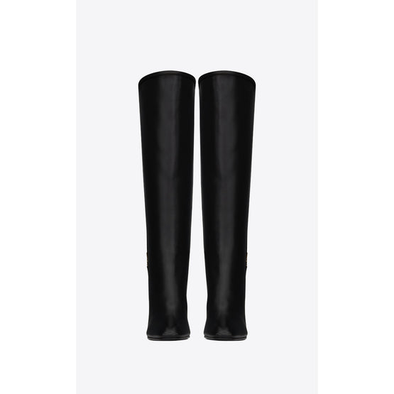 Jane 90 Boots In Vitellino Lux New Zeland - Black