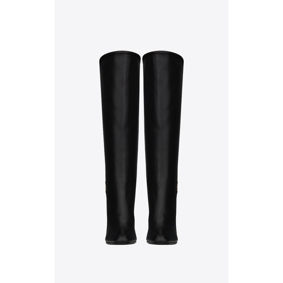 Jane 90 Boots In Vitellino Lux New Zeland - Black