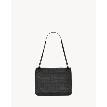 Medium Niki Chain Bag - Nero