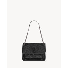 Medium Niki Chain Bag - Nero