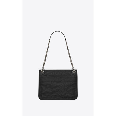 Medium Niki Chain Bag - Nero
