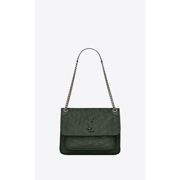 Medium Niki Chain Bag - New Vert Fonce