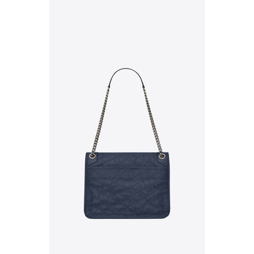 Medium Niki Chain Bag - Deep Marine