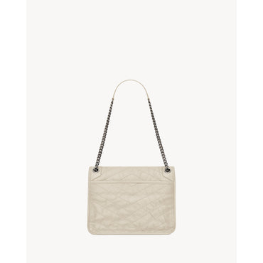 Medium Niki Chain Bag - Crema Soft