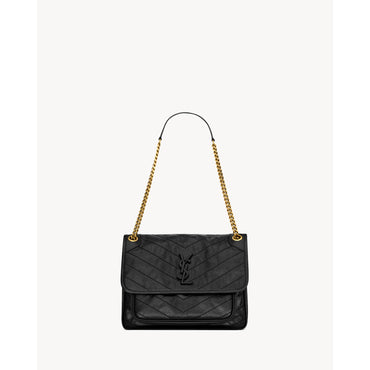 YSL BO MNG NIKI M TUFO - NERO/GOLD