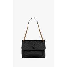 Medium Niki Chain Bag - Nero