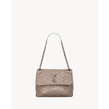 Medium Niki Chain Bag - Greyish Brown