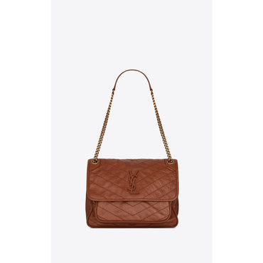 Medium Niki Chain Bag - Light Burnt