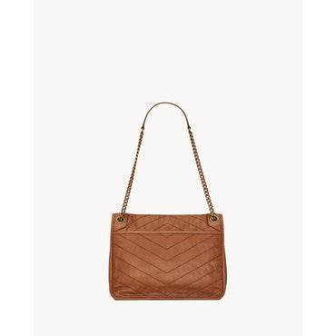 Medium Niki Chain Bag - Light Burnt