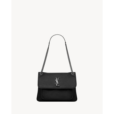 Medium Niki Chain Bag - Nero