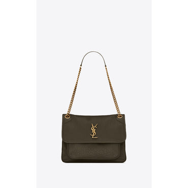 Medium Niki Chain Bag - Light Musk