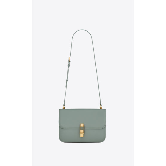 Le Carre Satchel In Box Lux Ip - Vert Opaline