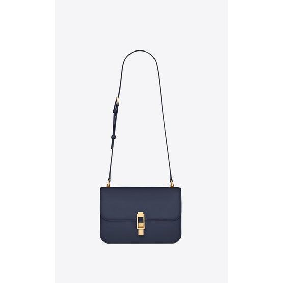 Le Carre Satchel In Box Lux Ip - Deep Marine