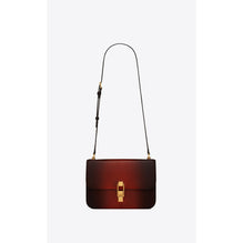 Le Carre Satchel - Dark Brown/Brown Red