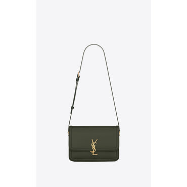 Medium Solferino Satchel - New Vert Fonce