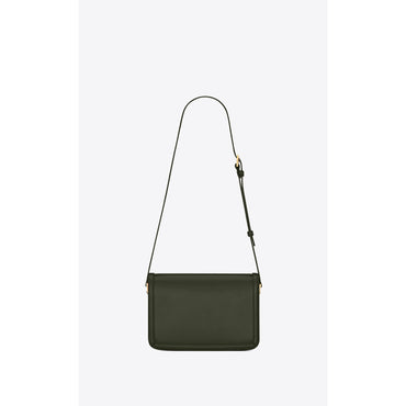 Medium Solferino Satchel - New Vert Fonce