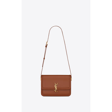 Medium Solferino Satchel - Miel Dark