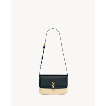 Medium Solferino Satchel - Nero/Burro