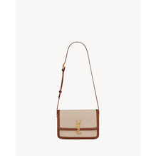 Medium Solferino Satchel - Beige/Brick