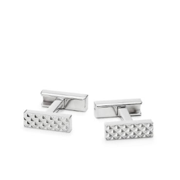 63449733 - SS Dpoint Bar Cufflinks