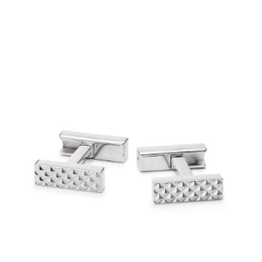 63449733 - SS Dpoint Bar Cufflinks