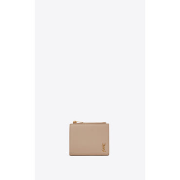 Bi-Fold Id Wallet - Dark Beige