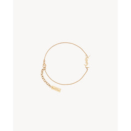 Thin Chain Bracelet In Brass Metal - Gold