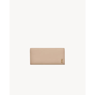 Flat Wallet - Dark Beige