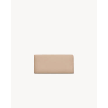 Flat Wallet - Dark Beige