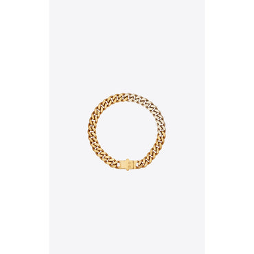 Thick Curb Chain Necklace - Or Pale/Or Laiton