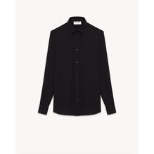 CHEMISE CLASSIQUE CREPE DE CH - NERO/NERO