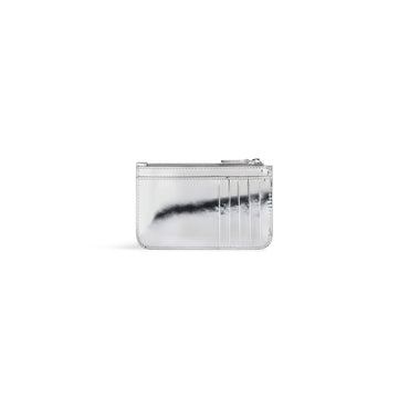 Cash Long Coin & Card Holder - Silver