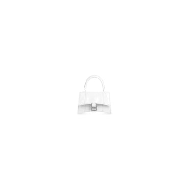 Hourglass Mini Bag W/Strap - White