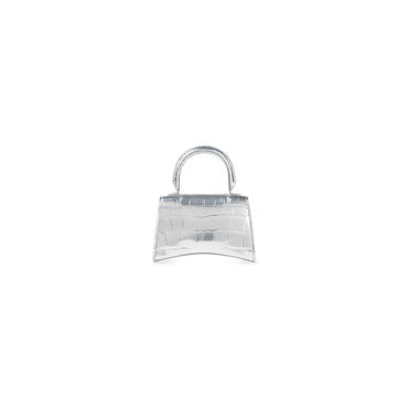 Hourglass Mini Bag W/Strap - Silver
