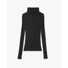 Tricot De Corps Col Roule Cach - Noir