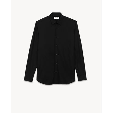 CHEMISE UNIFORME POPELINE ORGA - NERO/NERO