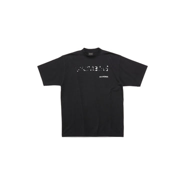 Large Fit T-Shirt - Black/White