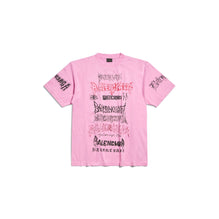 Large Fit T-Shirt - Pink/Black/Red