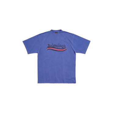 Large Fit T-Shirt - Indigo/Black/Red