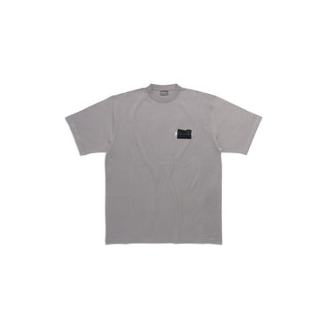 Large Fit T-Shirt - Smoked Grey/Wt/Red