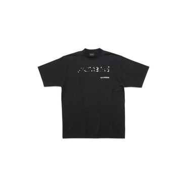 Large Fit T-Shirt - Black/White