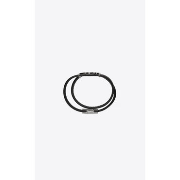 YSL Double Wrap Bracelet - Nero