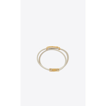 YSL Double Wrap Bracelet - Crema Soft