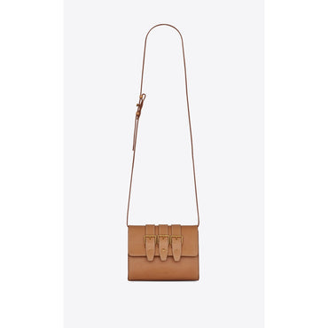 3 Buckles Satchel - Vintage Brown Gold