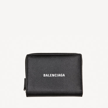 Cash Bifold Compact Wallet - Black/L White