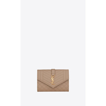 Small Envelope Wallet - Dark Beige