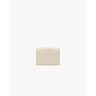 Flap Card Case - Crema Soft