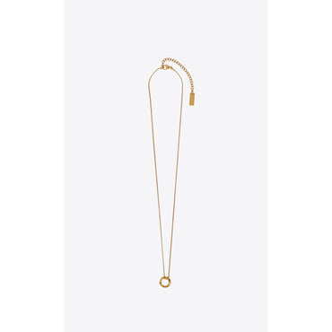 YSL Twist Charm Necklace - Gold