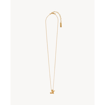 YSL Twist Charm Necklace - Gold